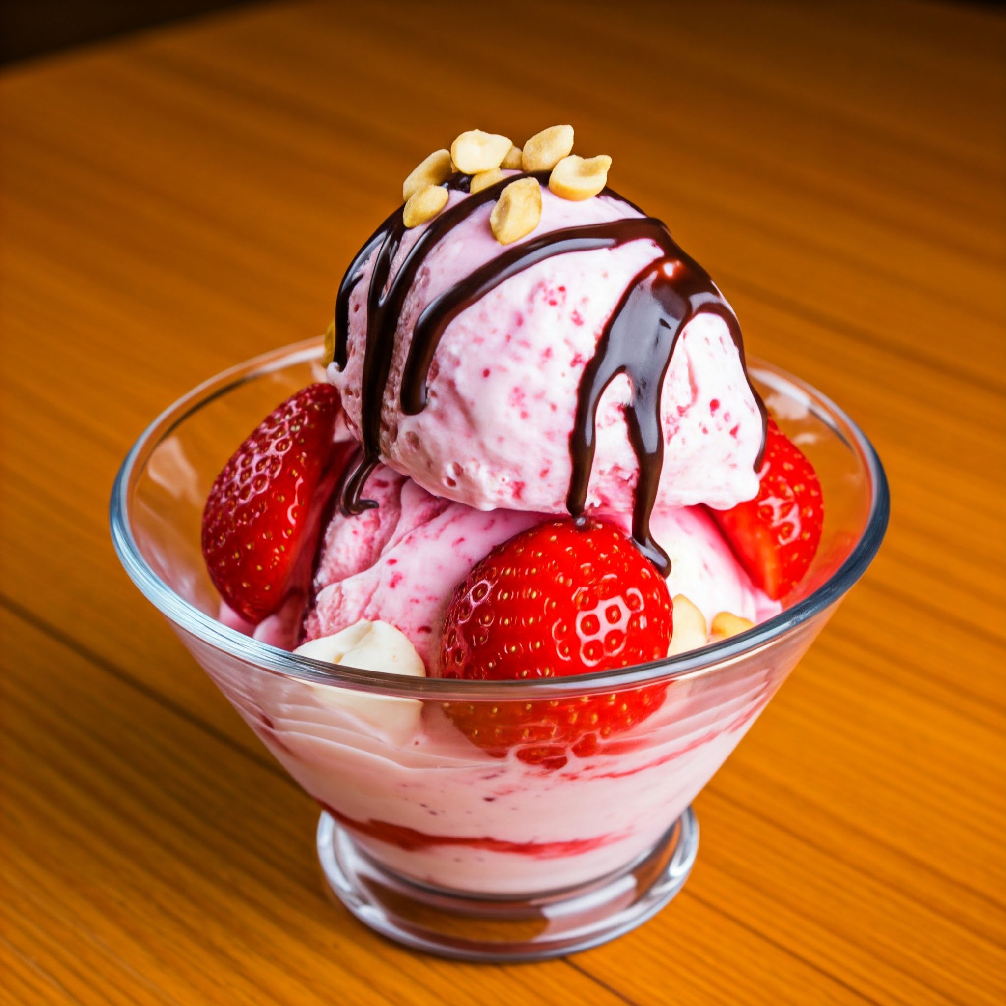 Strawberry ice-cream